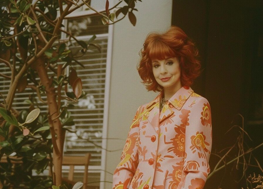 Bold Star of Retro branding with vibrant orange, yellow, and pink hues inspired by '60s aesthetics.