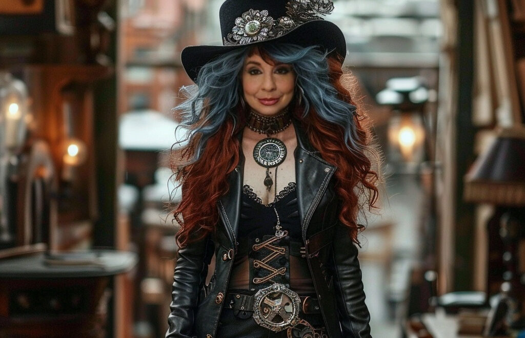 Steampunk Star brand identity blending Victorian charm with futuristic creativity.