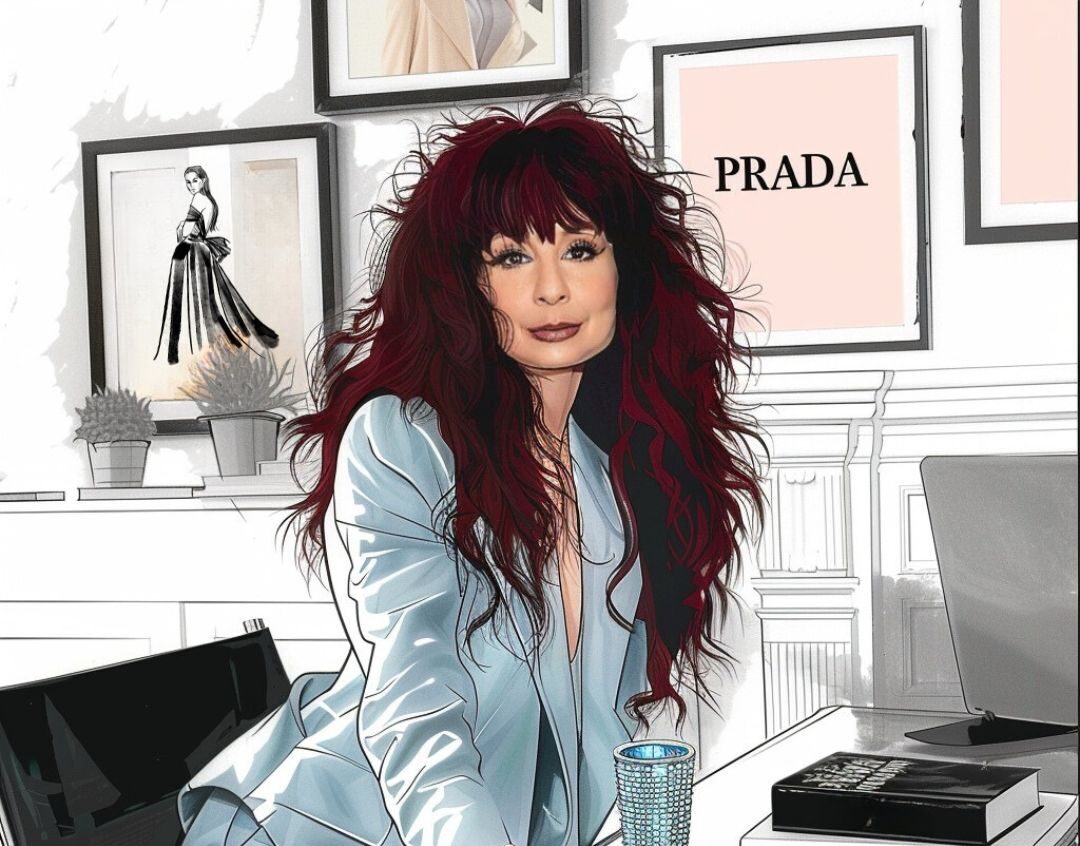 Whimsical line art of a Parisian woman walking a poodle with pastel accents, inspired by Star of Paris branding.