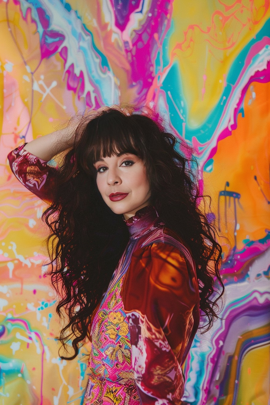 Bold and colorful pop art branding inspired by Andy Warhol’s iconic style.