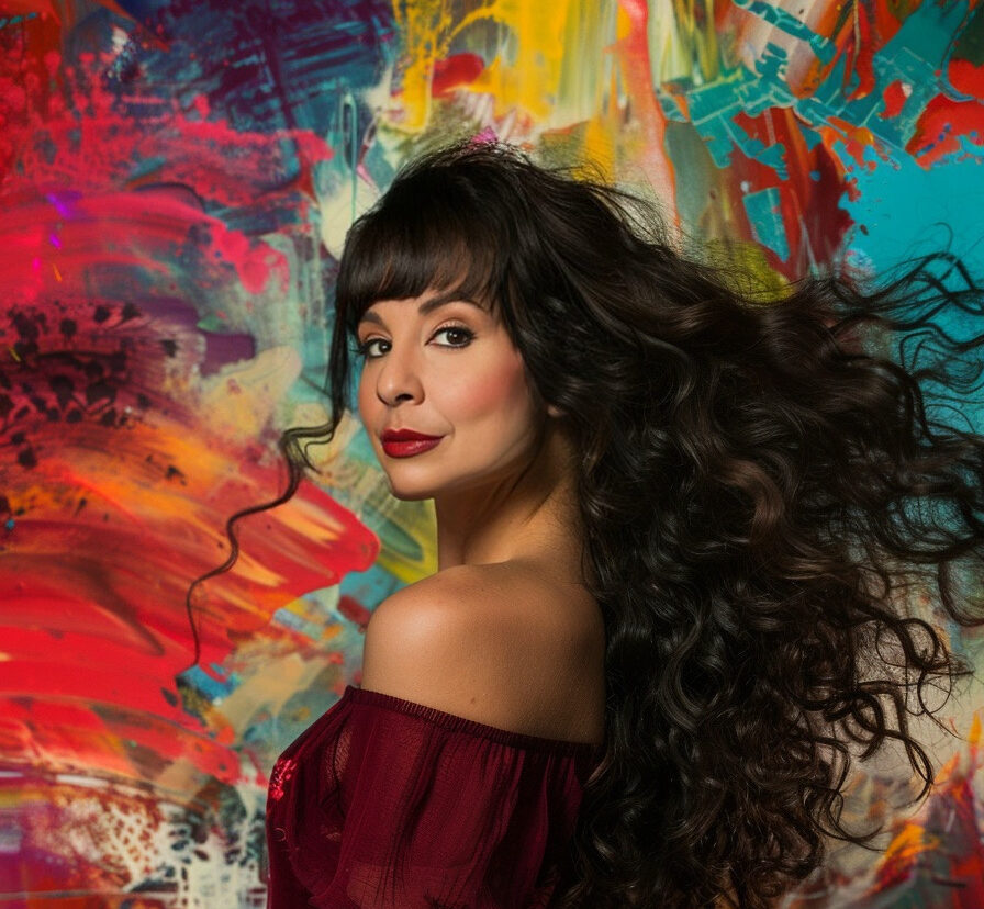 Bold, colorful pop art-inspired branding design featuring vibrant red, yellow, pink, and black accents with playful visuals.